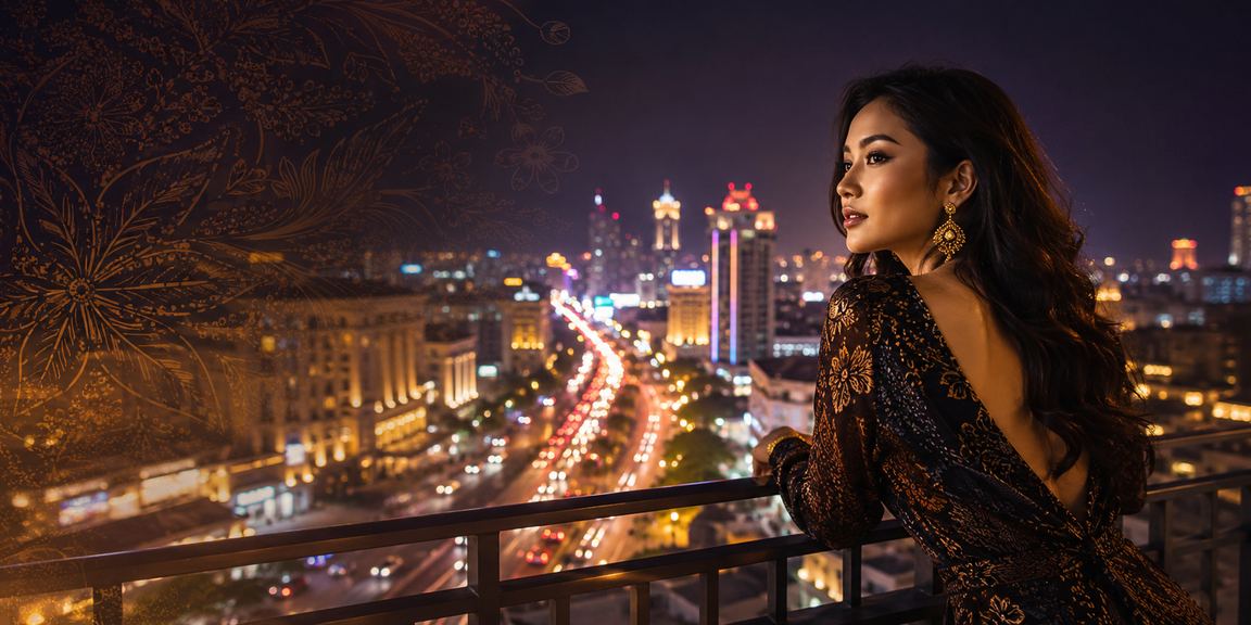 Tampilan bonus rebate dengan latar neon berwarna cerah menciptakan nuansa kasino modern